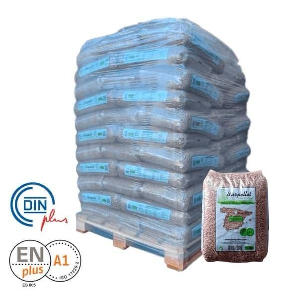2 Palets de 144 SACOS certificado Enplus 15 kg BURPELLET