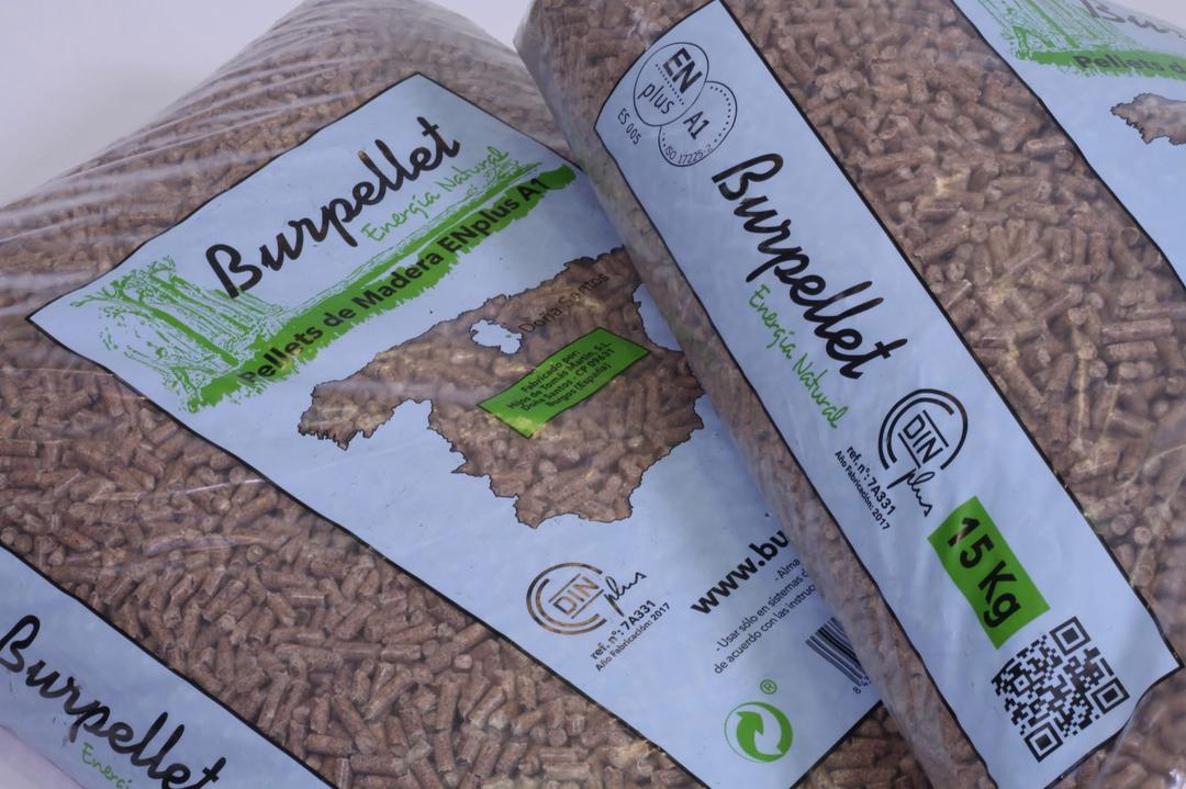 2 Palets de 144 SACOS certificado Enplus 15 kg BURPELLET