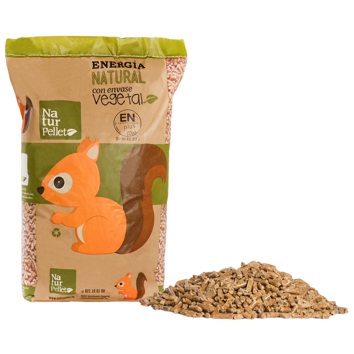 5 Palet de pellets 350 sacos NATURPELLET de 15 kg